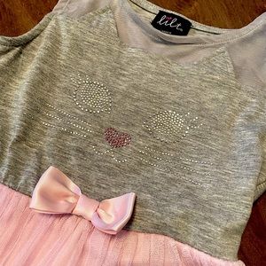 Adorable cat dress. Size 7